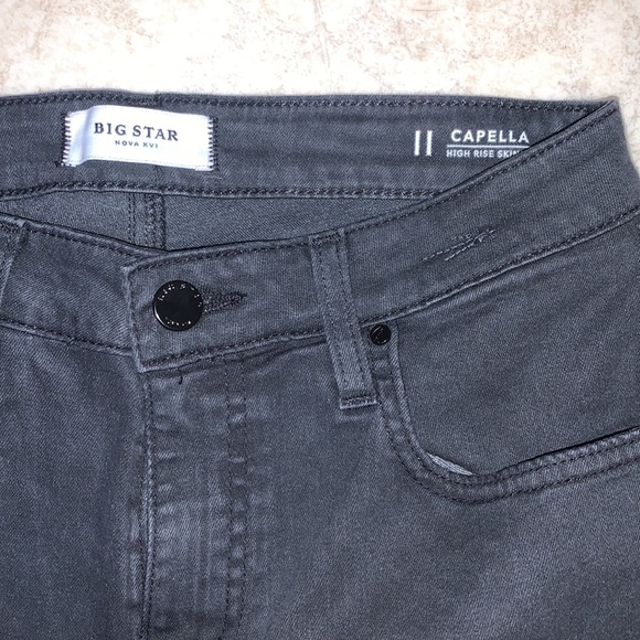 High Waist BIG STAR Nova XVI Black Jeans - Picture 2 of 4